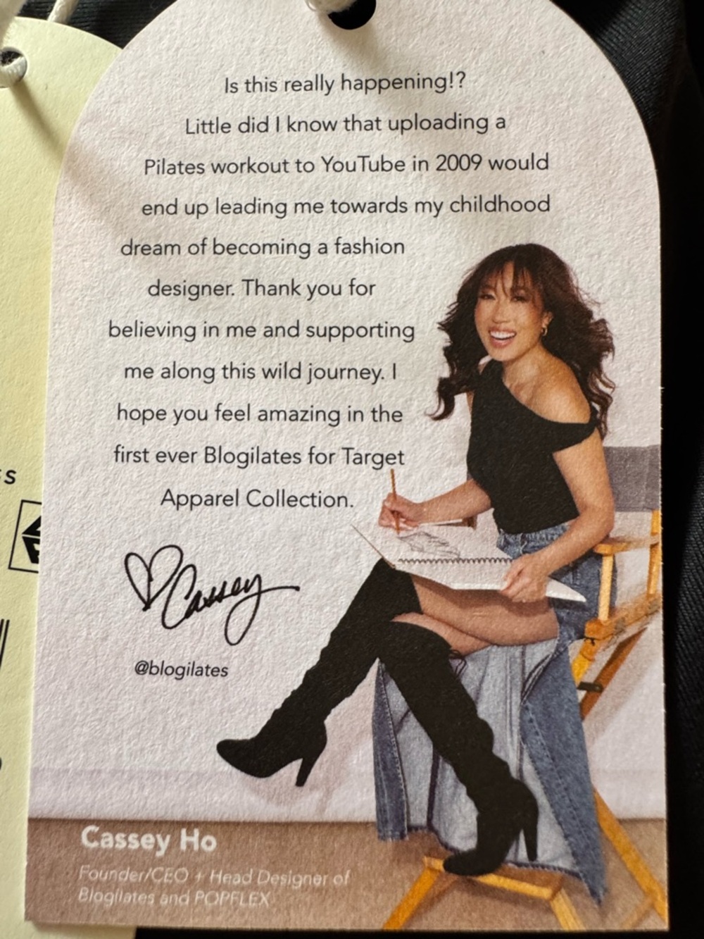 Blogilates Ballerina Dress Black Mesh Skort L NWT - Picture 9 of 10